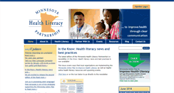 Desktop Screenshot of healthliteracymn.org